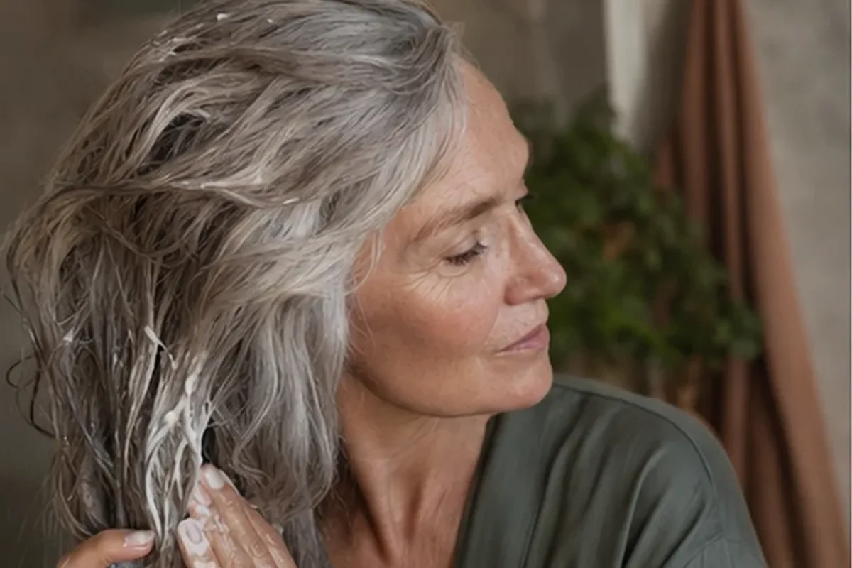 Hochwertige Beauty-Inszenierung zu Auswahlkriterien für Lockencreme für lockiges Haar
