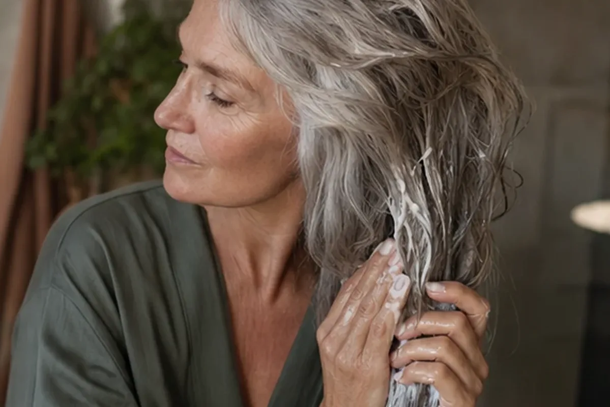 Hochwertige Beauty-Inszenierung zu Auswahlkriterien für Haarbürste für lockiges Haar