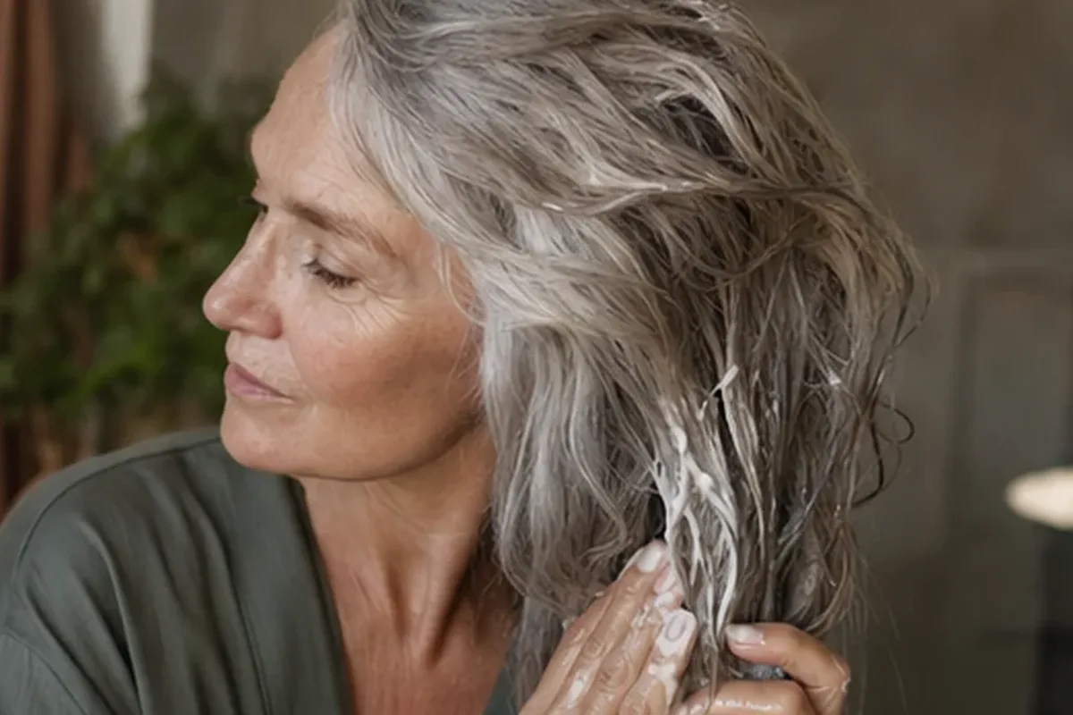 Authentische Beauty-Routine passend zum Thema Haarbürste für feines Haar