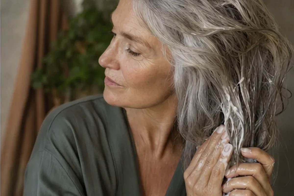 Authentische Beauty-Routine passend zum Thema Leave-in-Pflege für lockiges Haar