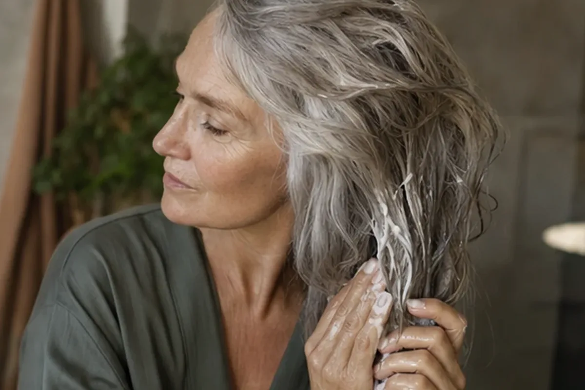Authentische Beauty-Routine passend zum Thema Anti-Frizz-Pflege bei Haarbruch