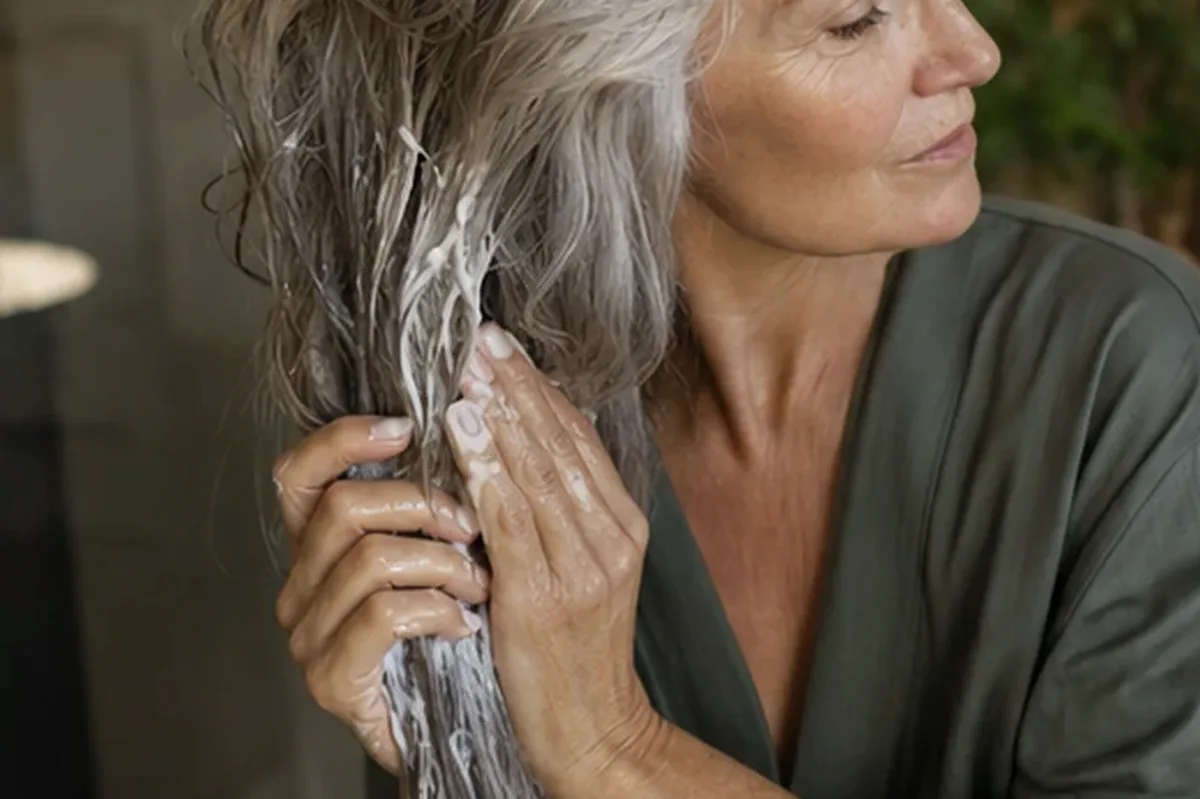 Redaktionelle Detailaufnahme zur Orientierung bei Haaröl für lockiges Haar