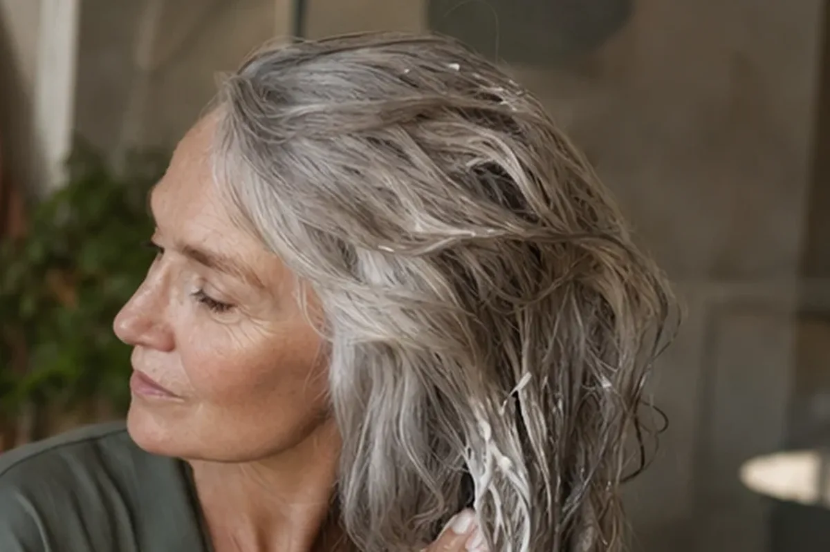Authentischer Wohlfühlmoment passend zum Beauty-Thema Lockengel bei Frizz