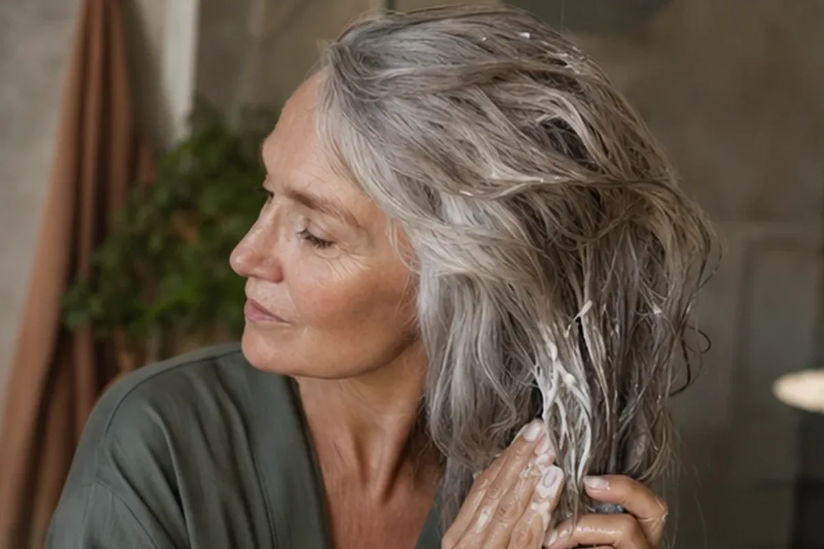 Authentische Beauty-Routine passend zum Thema Trockenshampoo für trockenes Haar