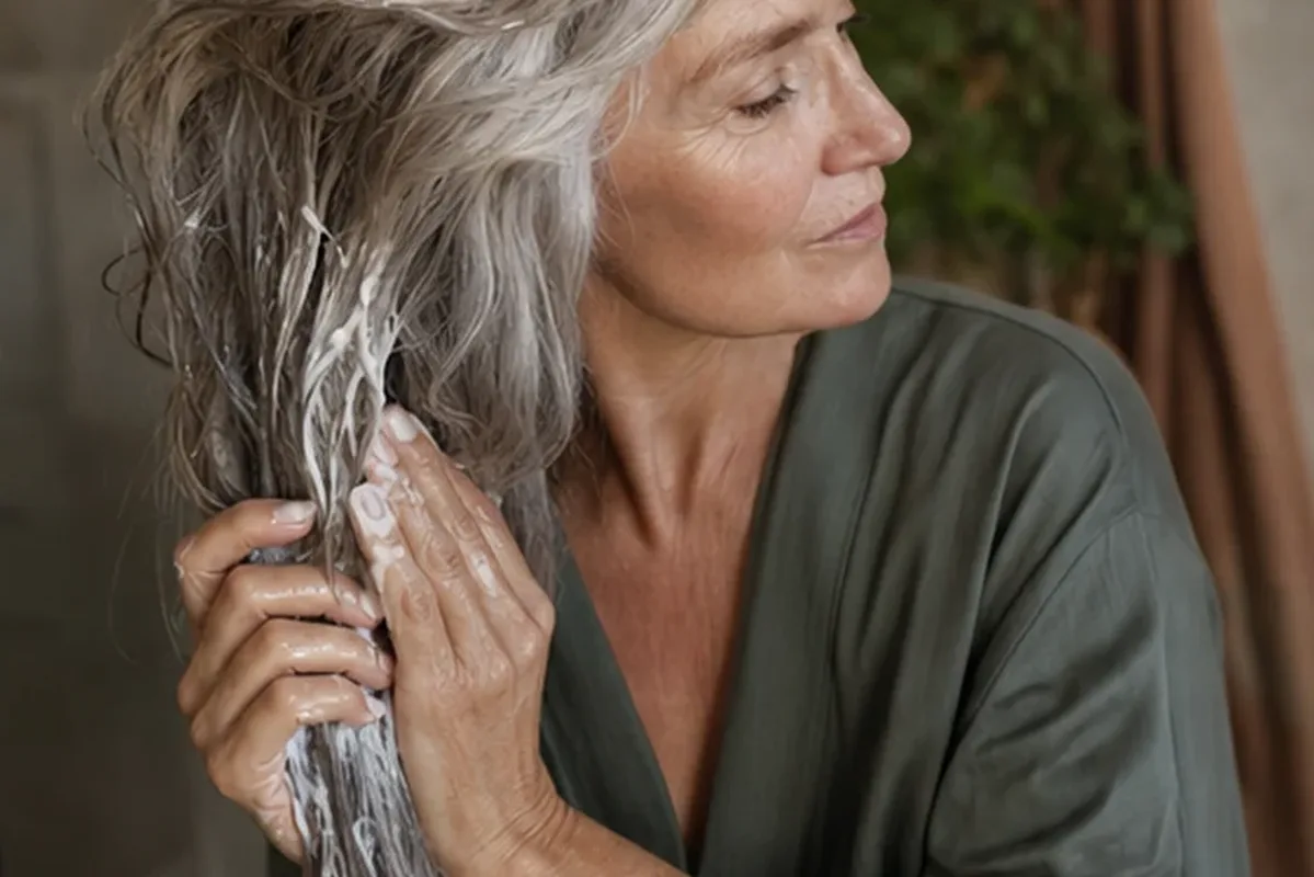 Authentische Beauty-Routine passend zum Thema Trockenshampoo bei Haarbruch