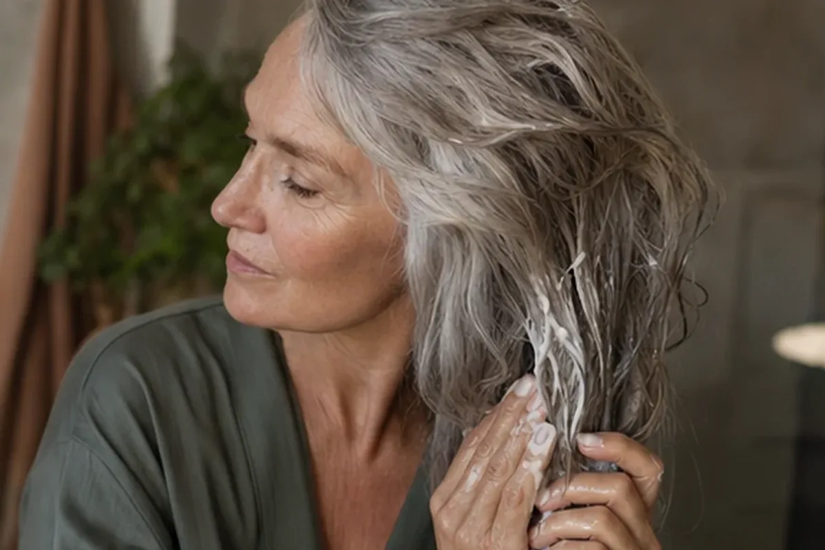 Authentische Beauty-Routine passend zum Thema Hitzeschutz für lockiges Haar