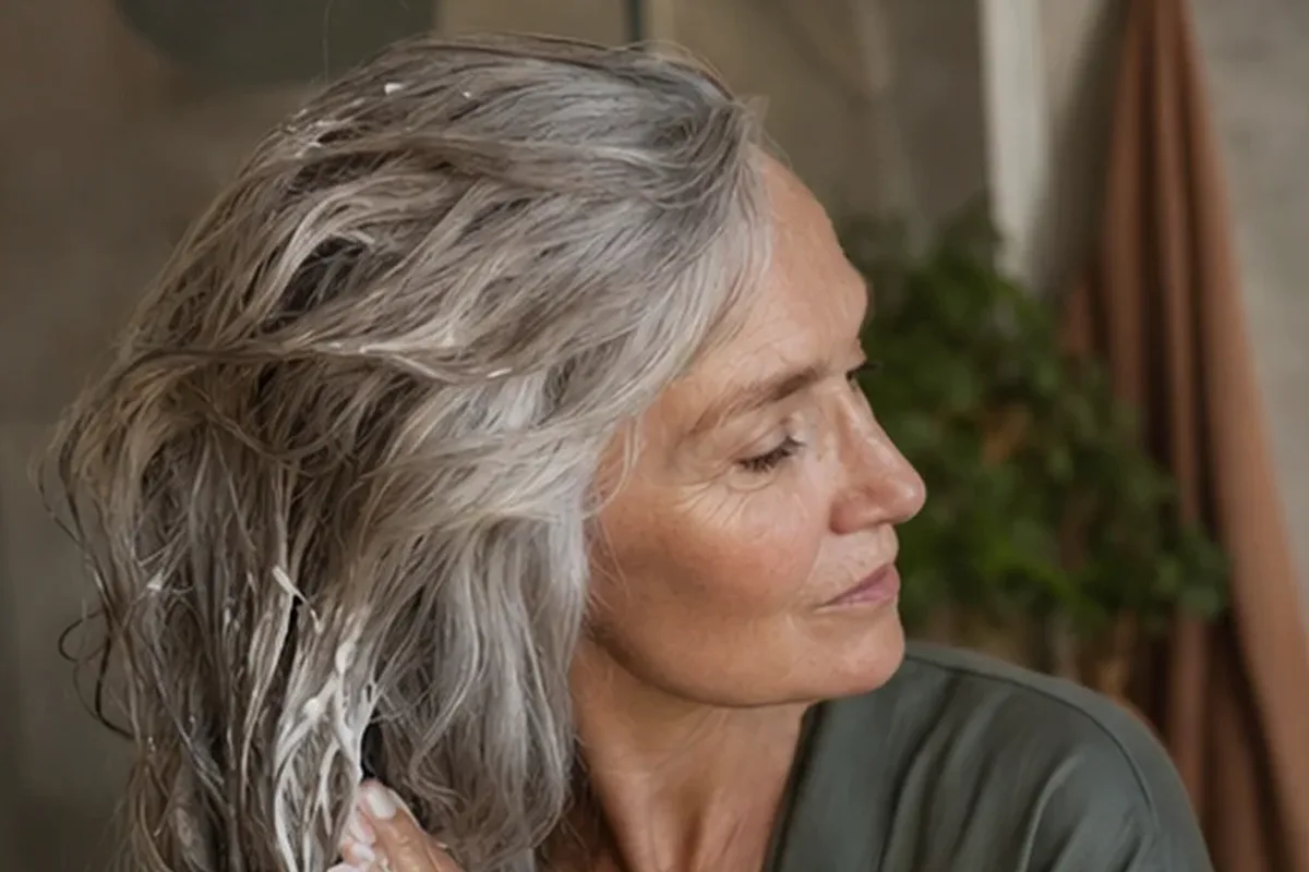 Authentische Beauty-Routine passend zum Thema Haartrockner bei Frizz