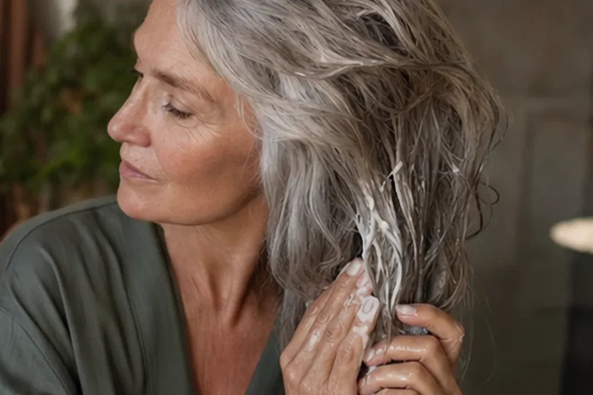Authentische Beauty-Routine passend zum Thema Hitzeschutz für trockenes Haar