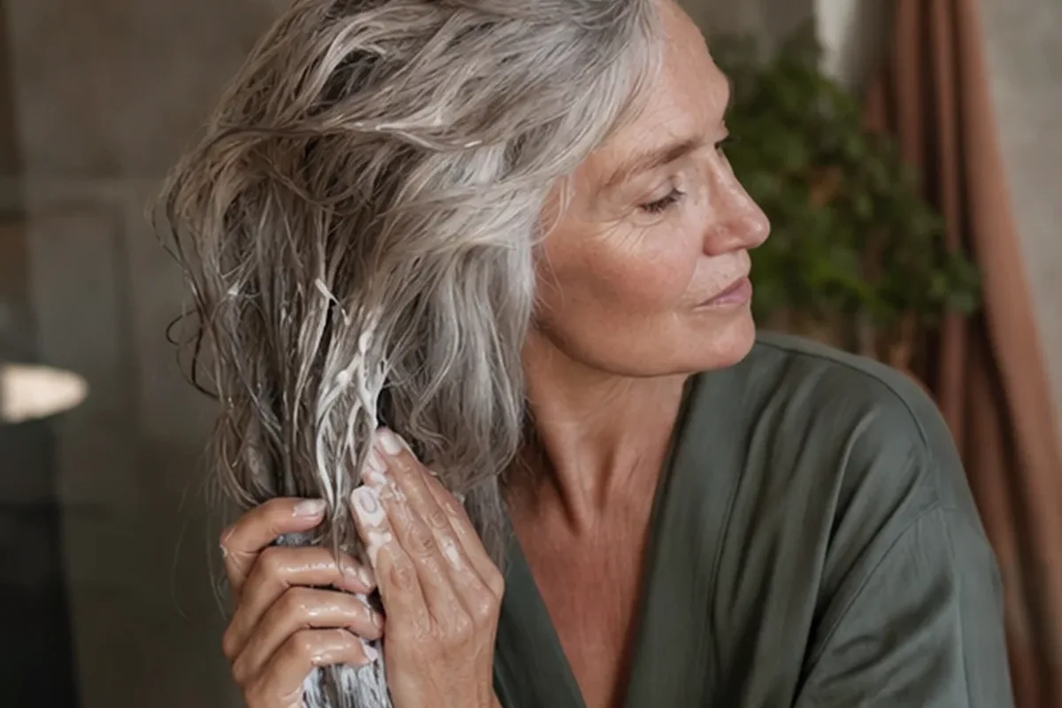 Hochwertige Beauty-Inszenierung zu Auswahlkriterien für Conditioner für lockiges Haar