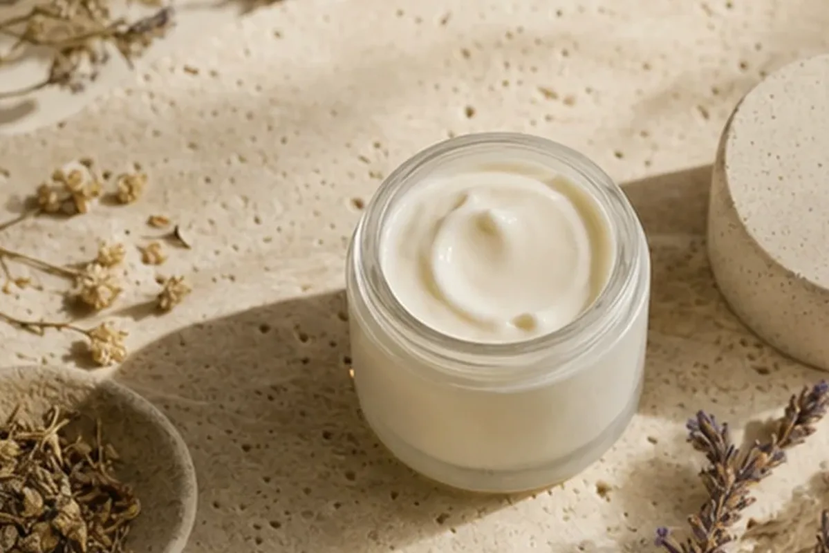 Redaktionelle Detailaufnahme zur Orientierung bei Skin Tint bei Rötungen