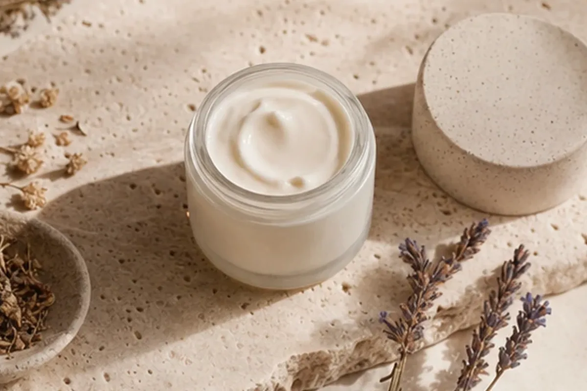 Hochwertige Beauty-Inszenierung zu Auswahlkriterien für Sonnenschutz für Mischhaut