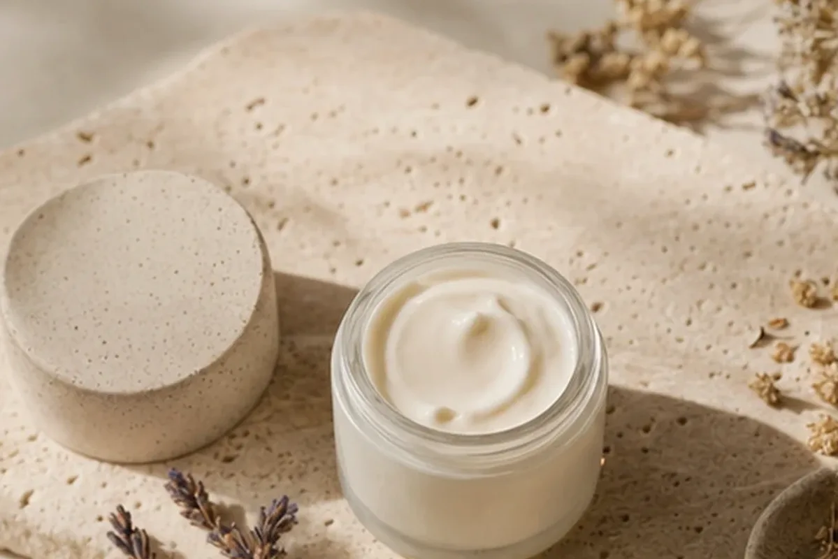 Hochwertige Beauty-Inszenierung zu Auswahlkriterien für Feuchtigkeitsserum bei Pigmentflecken