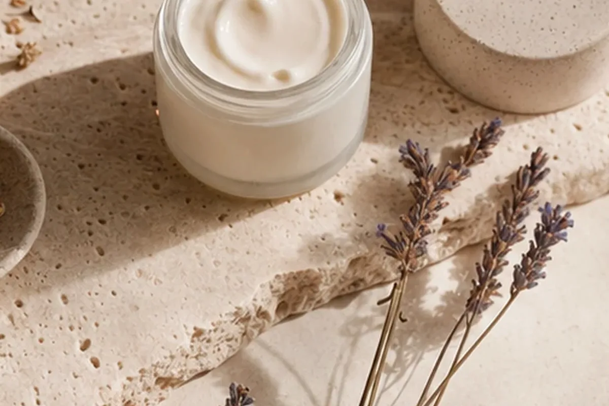 Redaktionelle Detailaufnahme zur Orientierung bei Body Butter für trockene Haut