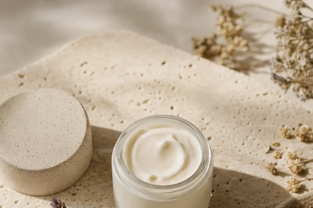 Hochwertige Beauty-Inszenierung zu Auswahlkriterien für Duschgel für raue Haut