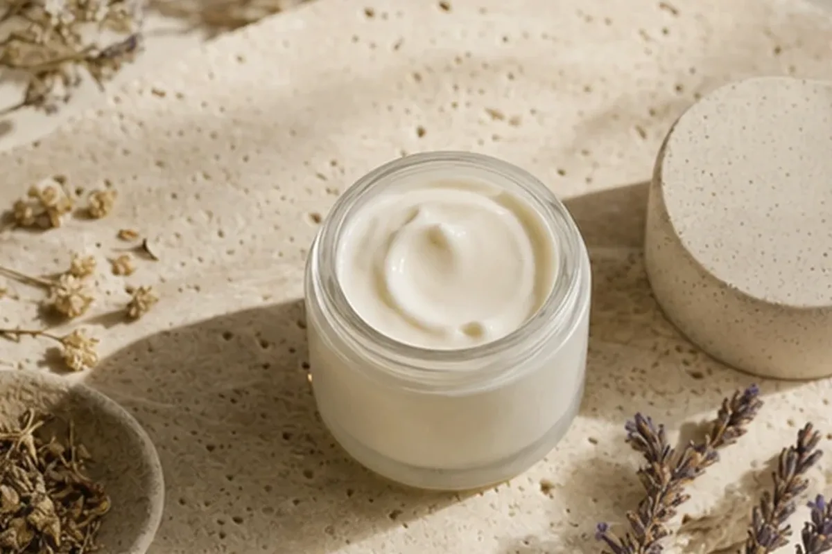Hochwertige Beauty-Inszenierung zu Auswahlkriterien für Handcreme für trockene Haut