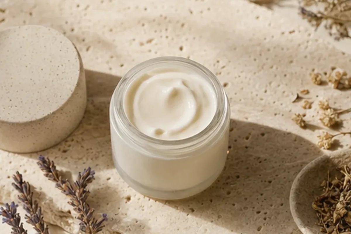 Hochwertige Beauty-Inszenierung zu Auswahlkriterien für Niacinamid-Serum für fettige Haut
