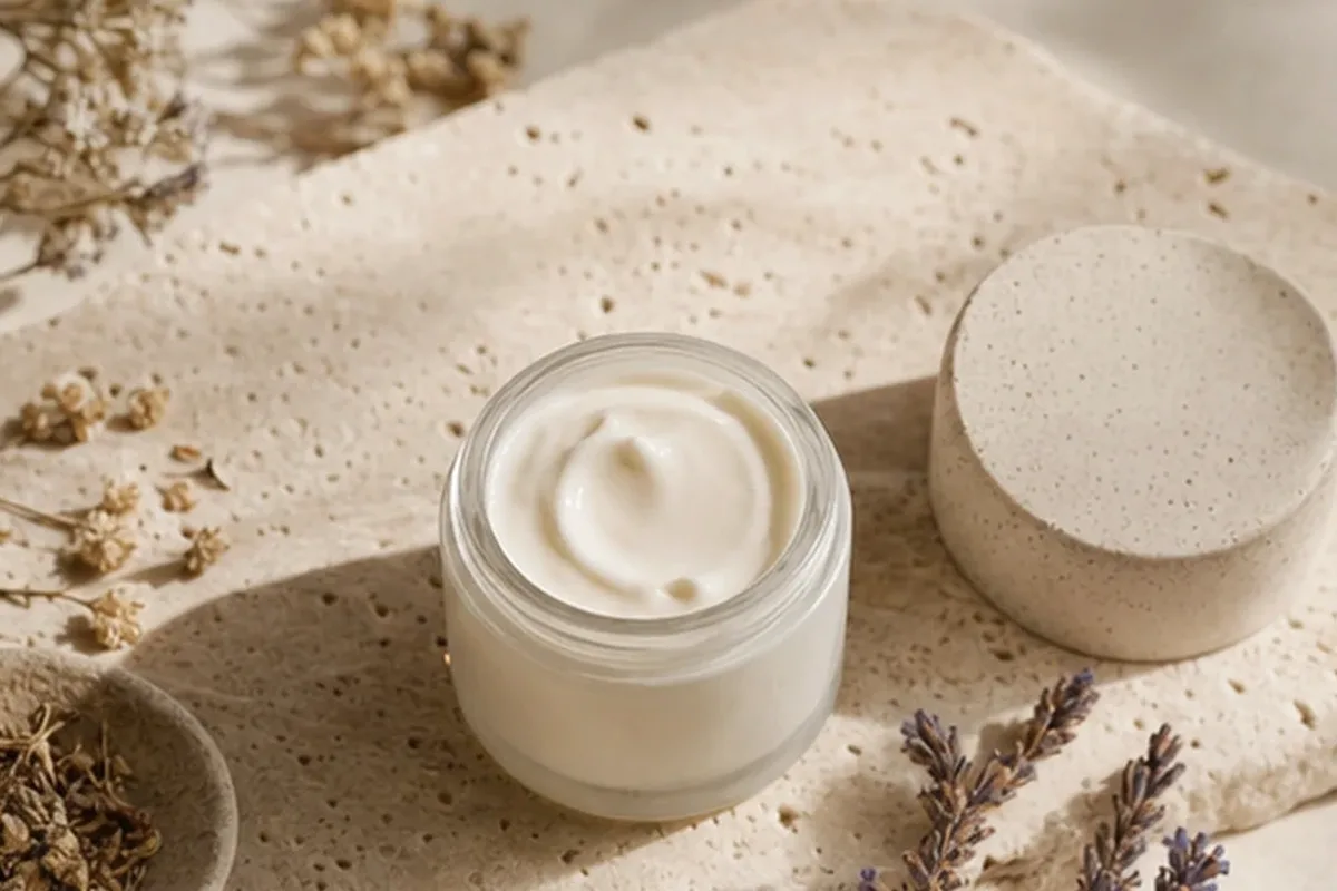 Redaktionelle Detailaufnahme zur Orientierung bei Vitamin-C-Serum für empfindliche Haut