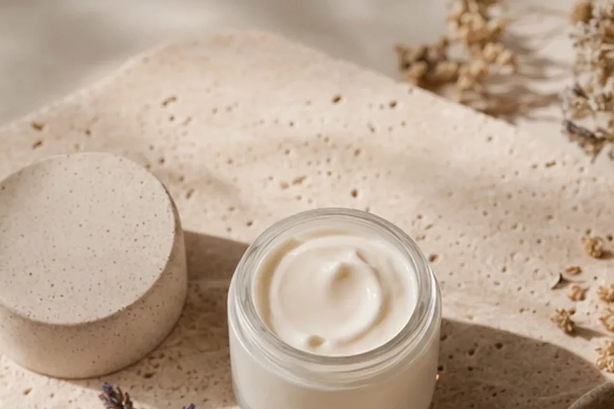 Redaktionelle Detailaufnahme zur Orientierung bei Körperlotion bei brüchigen Nägeln
