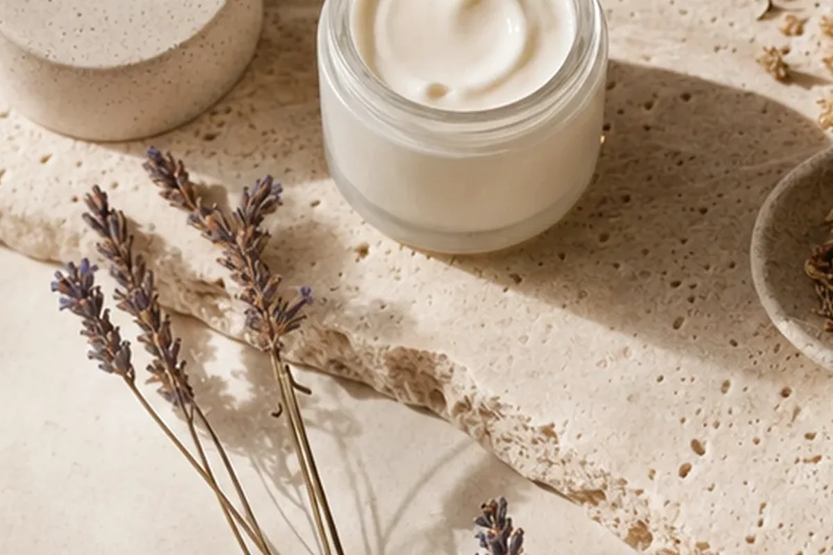 Redaktionelle Detailaufnahme zur Orientierung bei Handcreme für empfindliche Haut