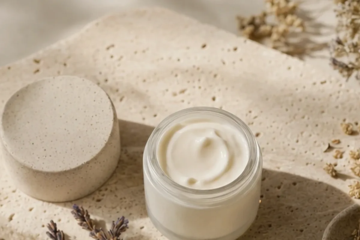 Hochwertige Beauty-Inszenierung zu Auswahlkriterien für Gesichtsmaske für trockene Haut