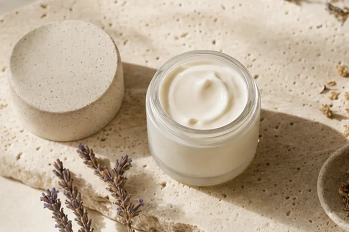 Redaktionelle Detailaufnahme zur Orientierung bei Niacinamid-Serum für Mischhaut