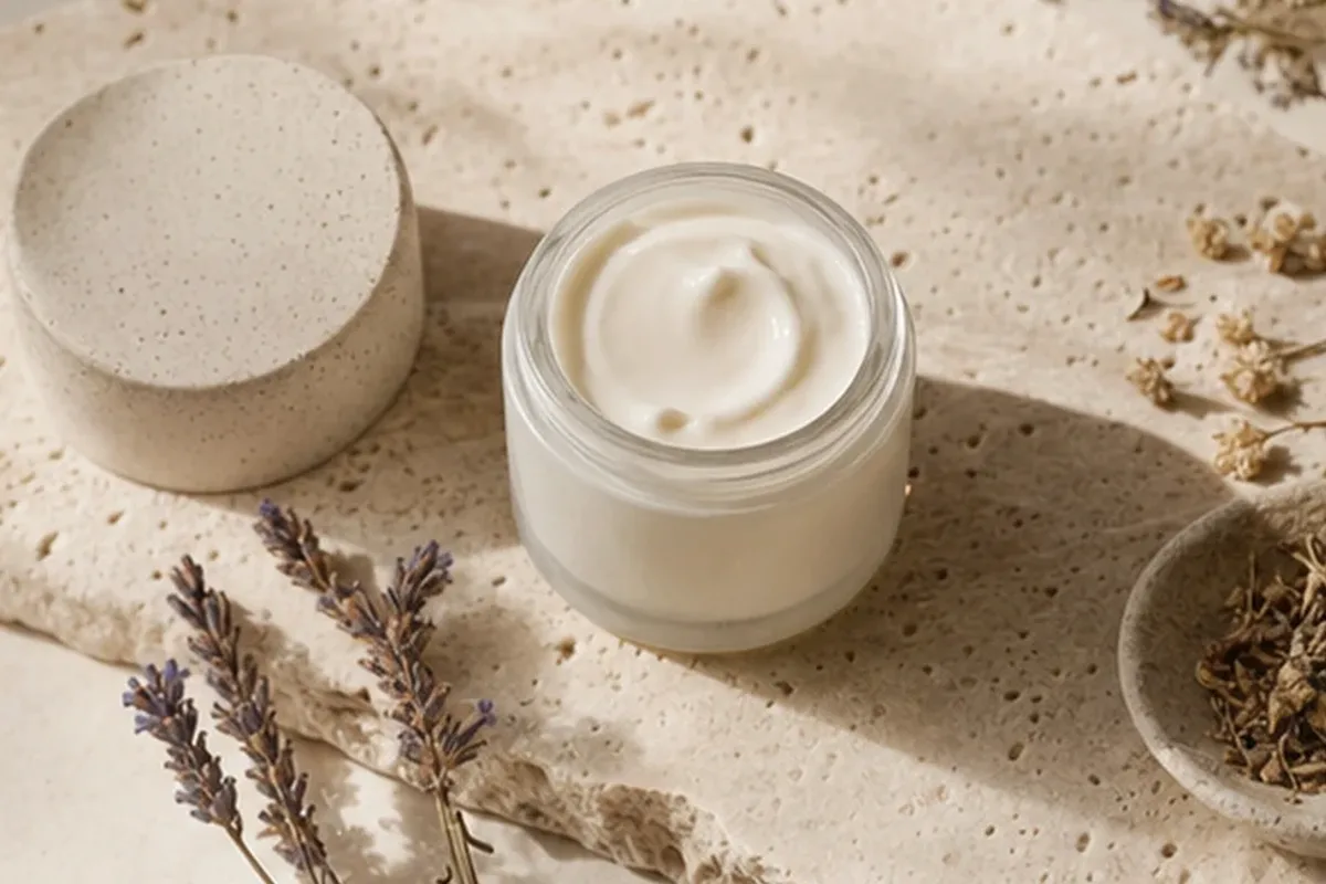 Hochwertige Beauty-Inszenierung zu Auswahlkriterien für Mizellenwasser bei Rötungen