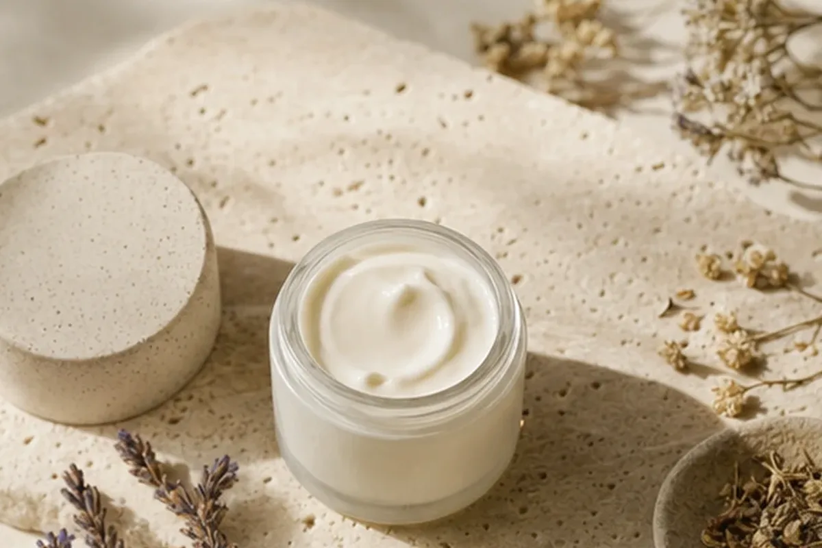 Hochwertige Beauty-Inszenierung zu Auswahlkriterien für Puder für trockene Haut