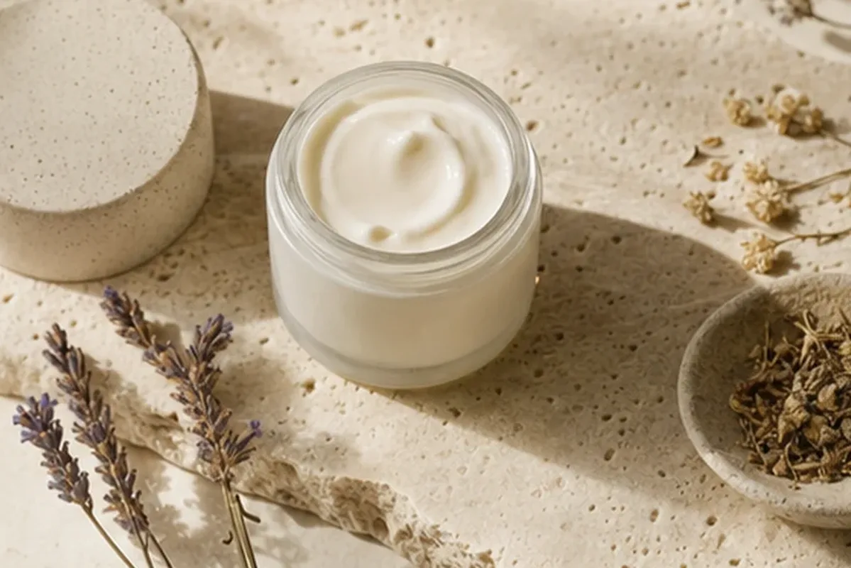 Hochwertige Beauty-Inszenierung zu Auswahlkriterien für Puder für trockene Haut