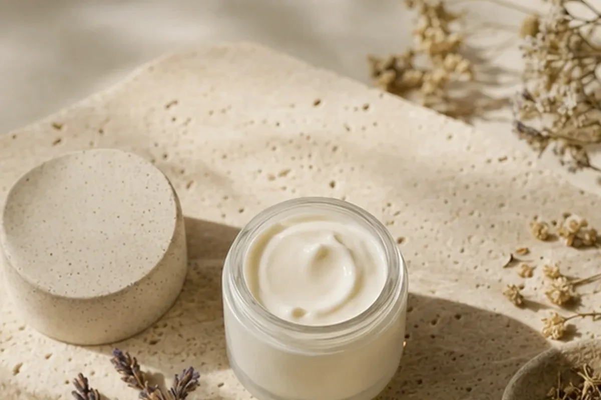 Hochwertige Beauty-Inszenierung zu Auswahlkriterien für Selbstbräuner bei Keratosis pilaris