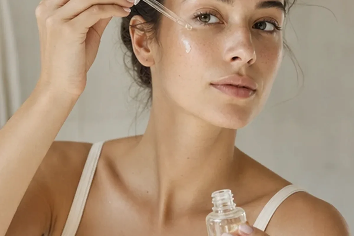 Hochwertige Beauty-Inszenierung zu Auswahlkriterien für Sonnenschutz für trockene Haut