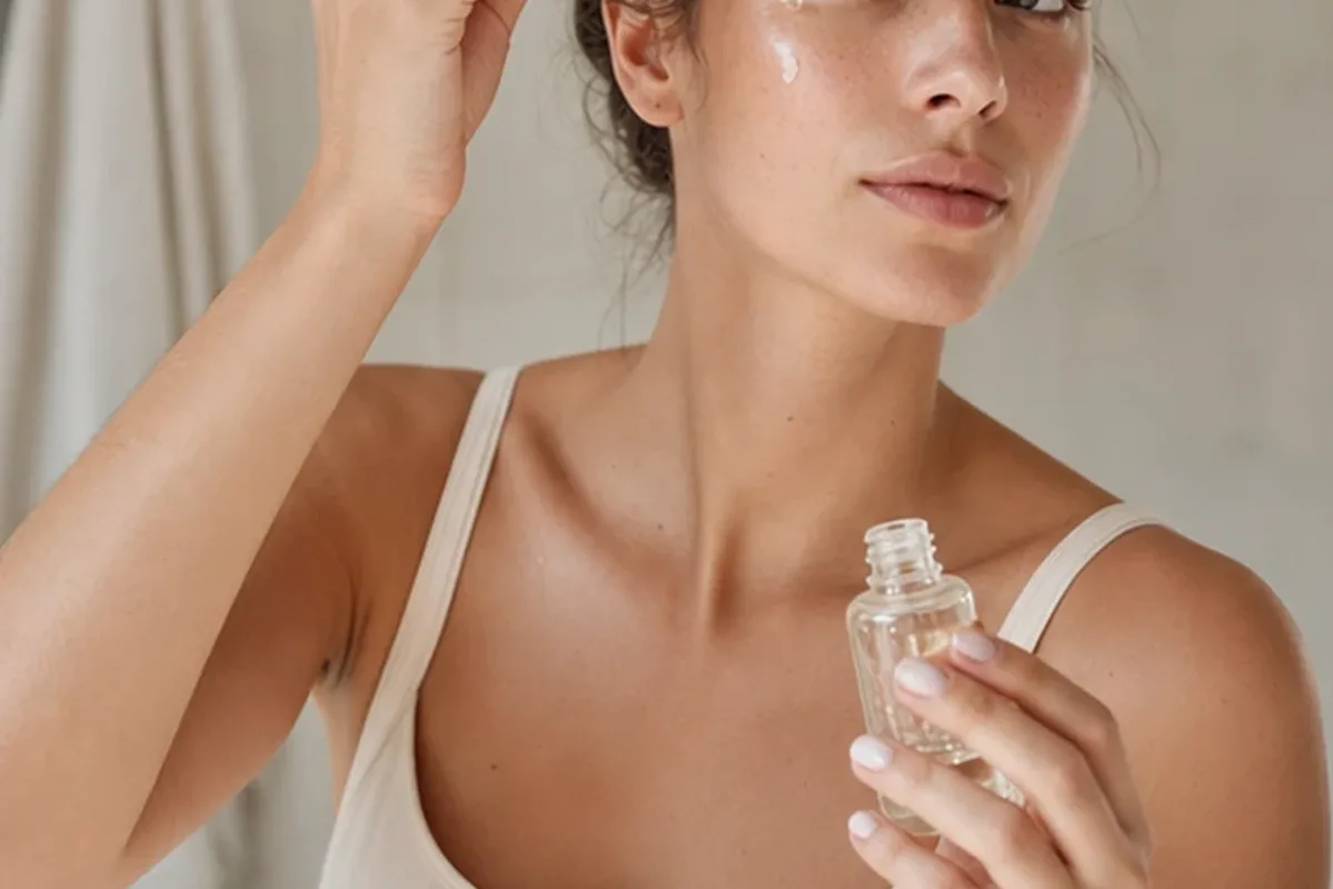 Redaktionelle Detailaufnahme zur Orientierung bei Chemisches Peeling bei Pigmentflecken