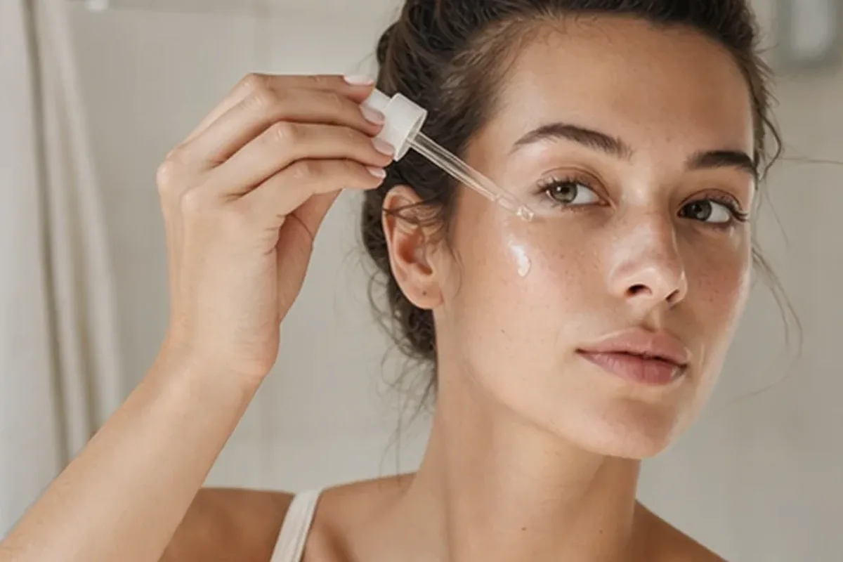 Hochwertige Beauty-Inszenierung zu Auswahlkriterien für Mizellenwasser bei Rötungen