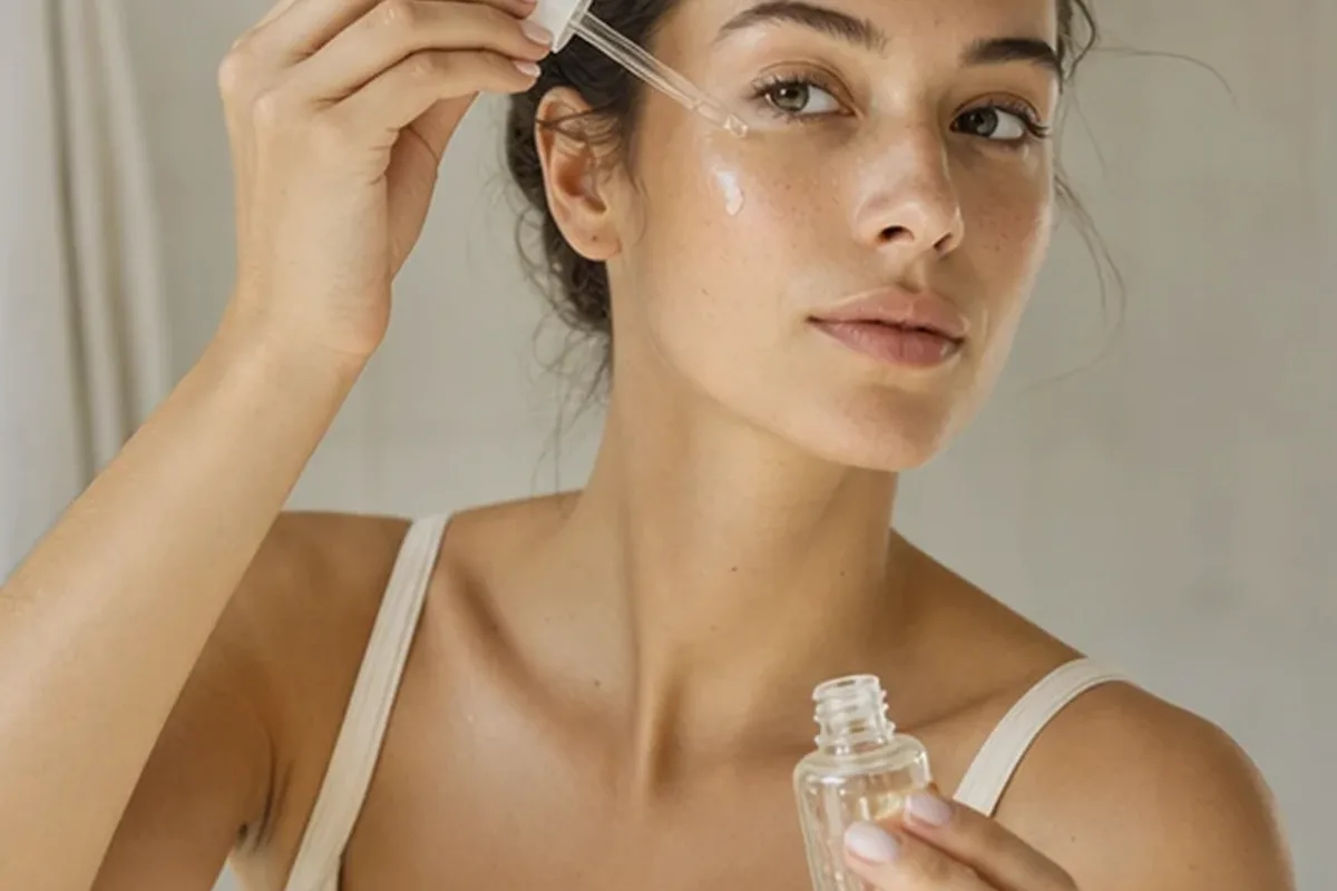 Hochwertige Beauty-Inszenierung zu Auswahlkriterien für Hautbarriere-Pflege für empfindliche Haut