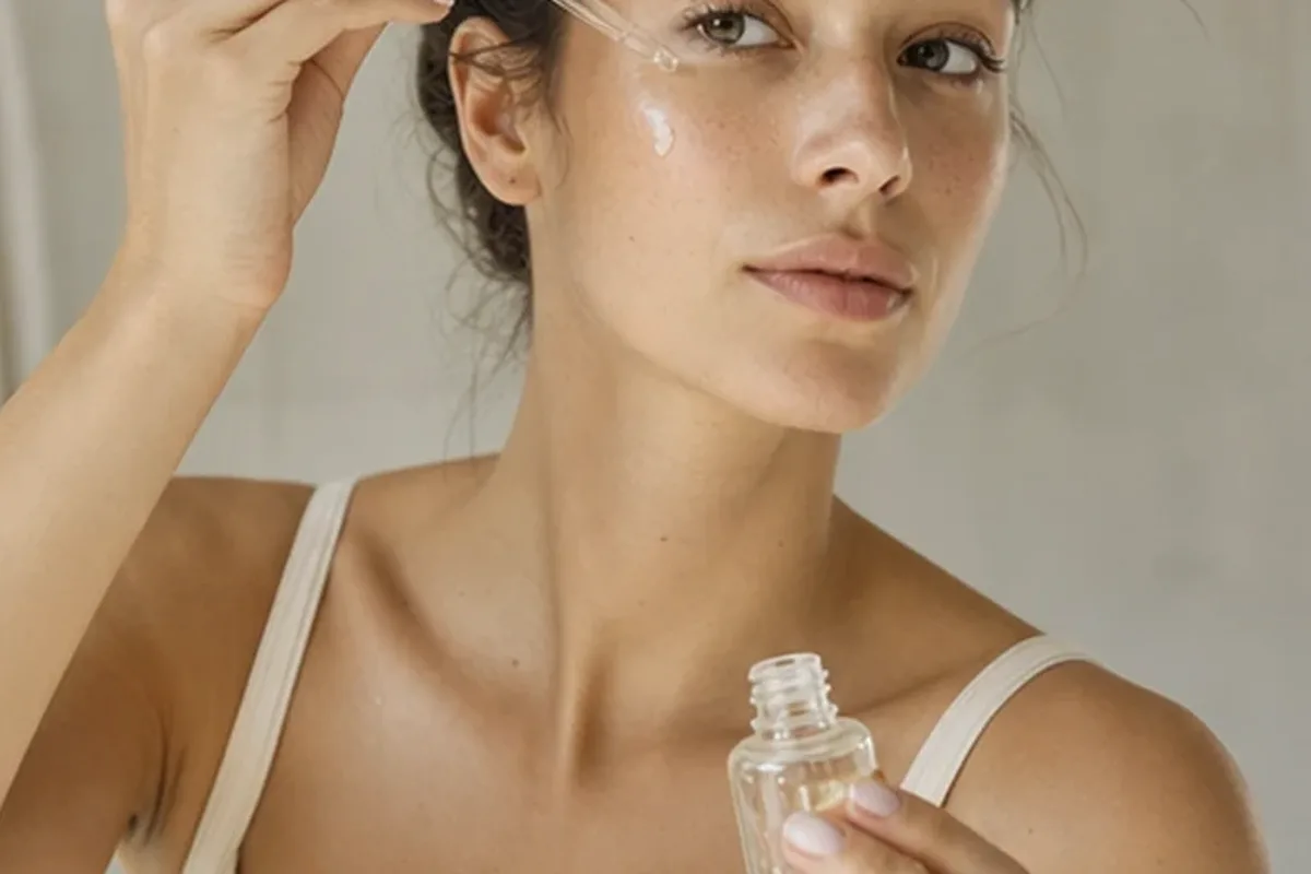 Hochwertige Beauty-Inszenierung zu Auswahlkriterien für Gesichtscreme für unreine Haut