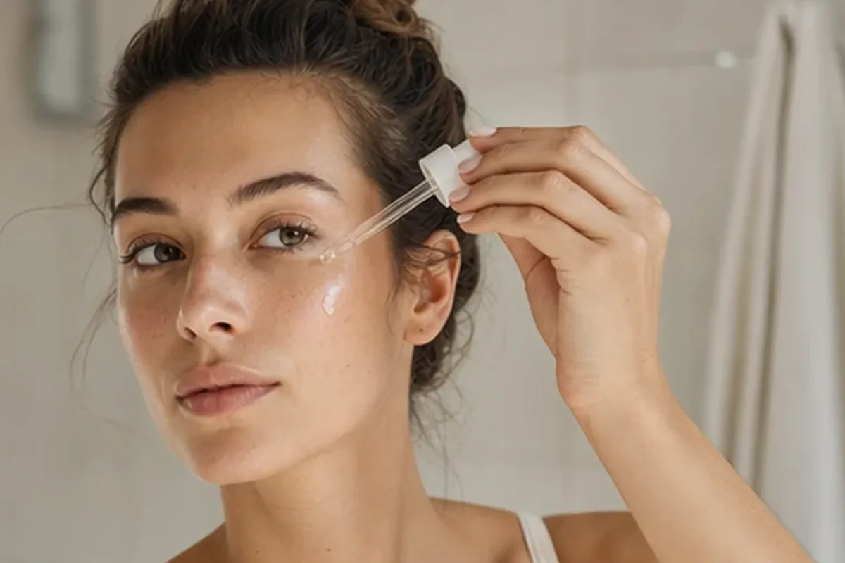 Hochwertige Beauty-Inszenierung zu Auswahlkriterien für Reinigungsöl für trockene Haut