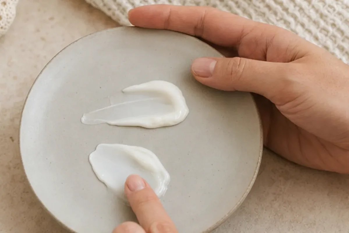 Hochwertige Beauty-Inszenierung zu Auswahlkriterien für Reinigungsöl für trockene Haut