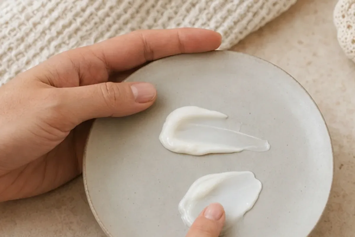 Hochwertige Beauty-Inszenierung zu Auswahlkriterien für Gesichtsmaske für unreine Haut