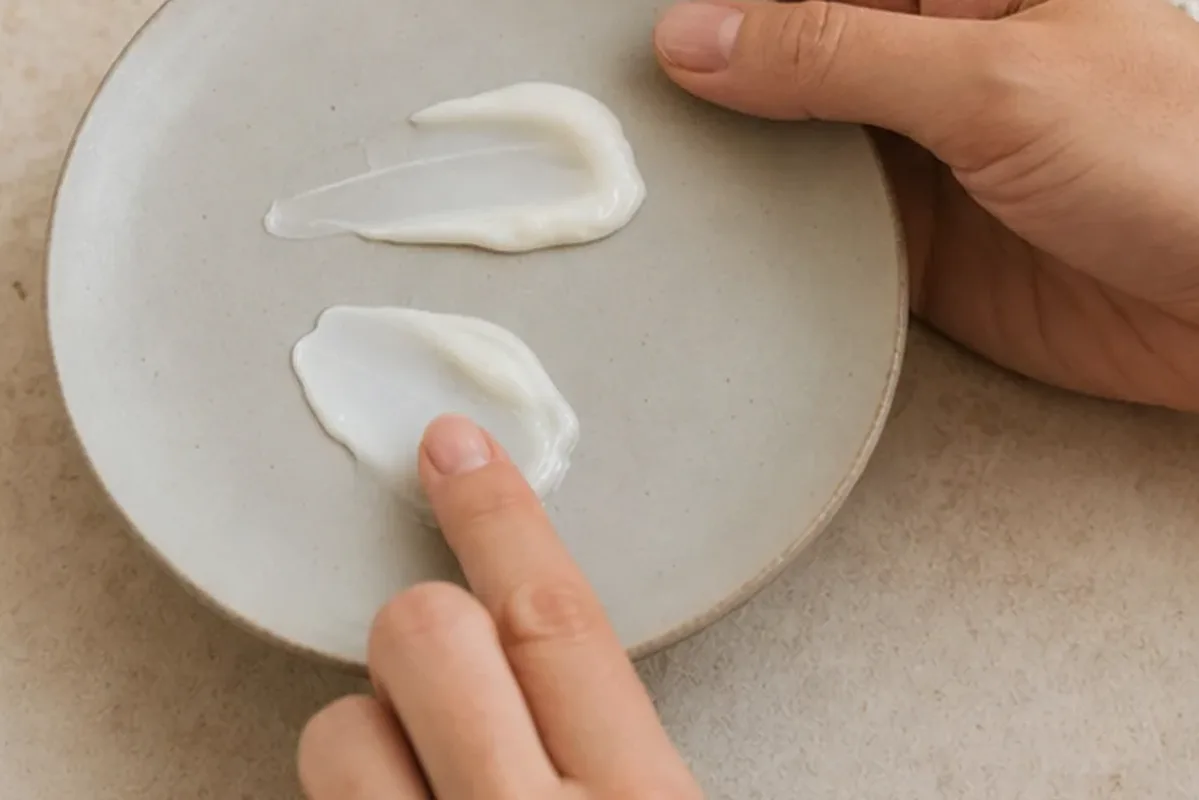 Redaktionelle Detailaufnahme zur Orientierung bei Munddusche bei kleinem Budget