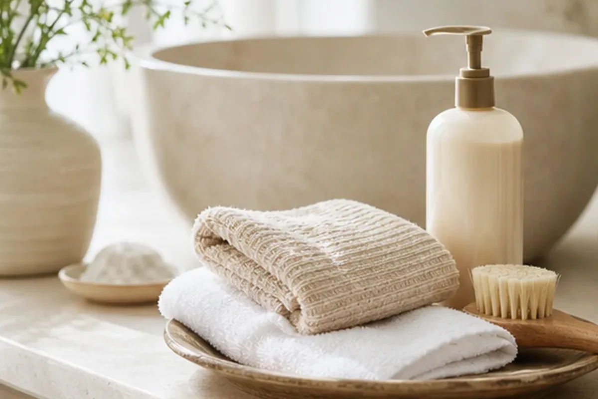 Hochwertige Beauty-Inszenierung zu Auswahlkriterien für Rasierschaum bei wenig Zeit