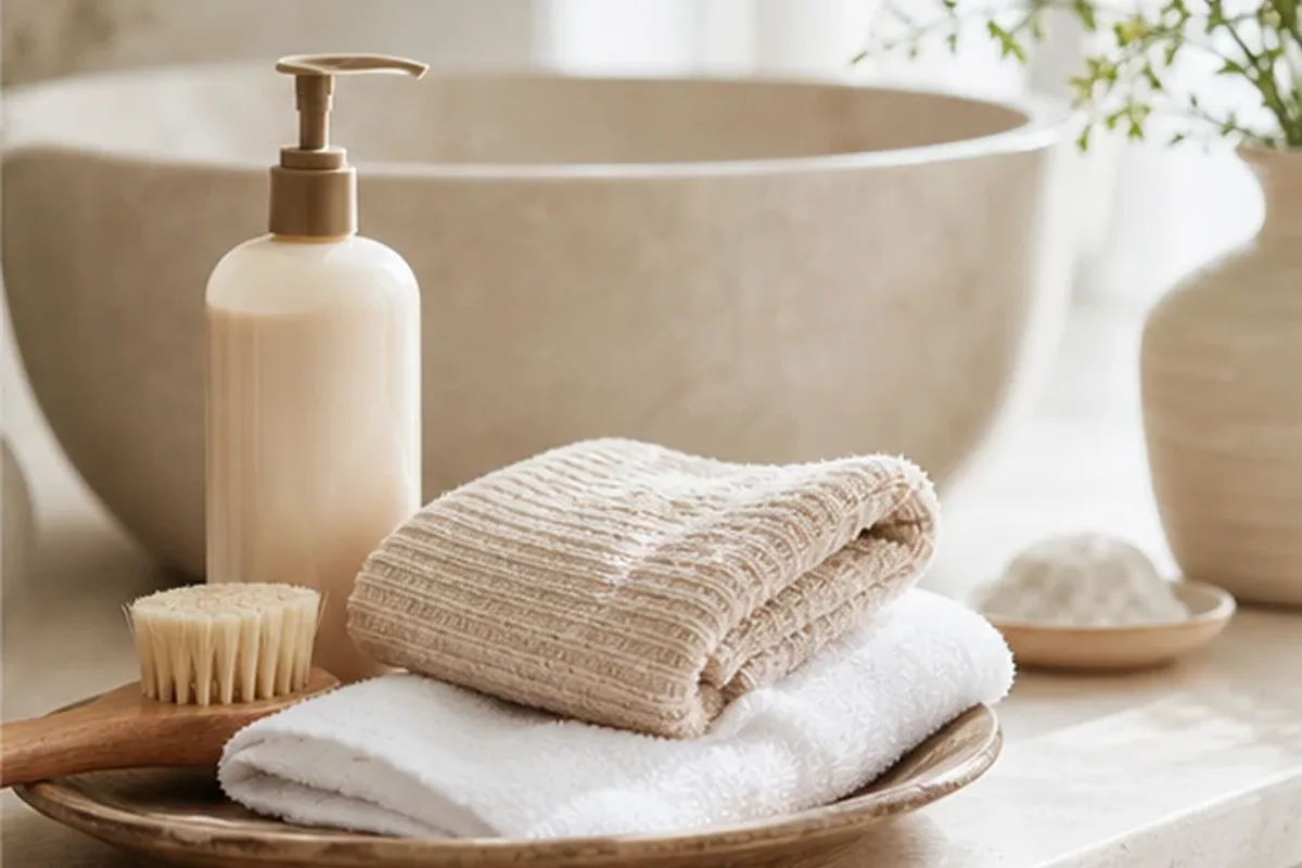 Hochwertige Beauty-Inszenierung zu Auswahlkriterien für Rasiergel bei Rasurbrand