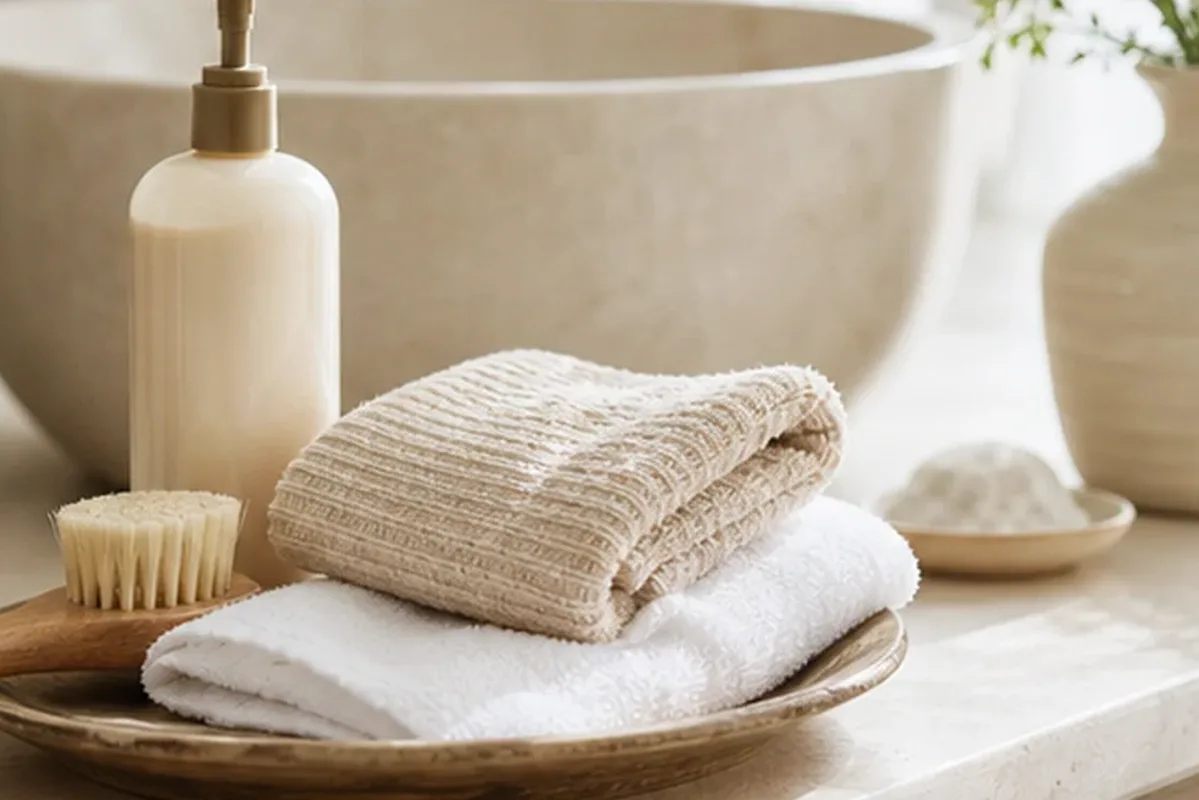 Hochwertige Beauty-Inszenierung zu Auswahlkriterien für Männer-Gesichtsreiniger bei Rasurbrand