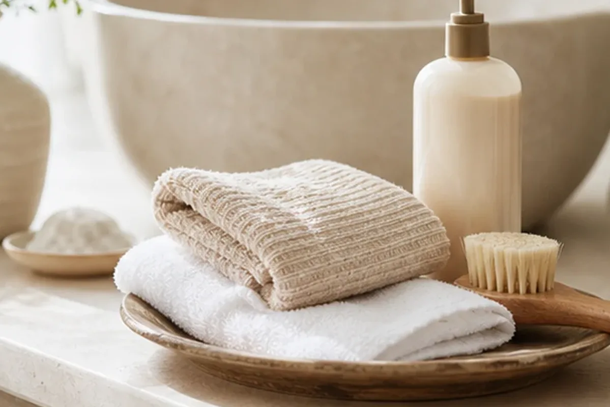 Hochwertige Beauty-Inszenierung zu Auswahlkriterien für Mizellenwasser für fettige Haut
