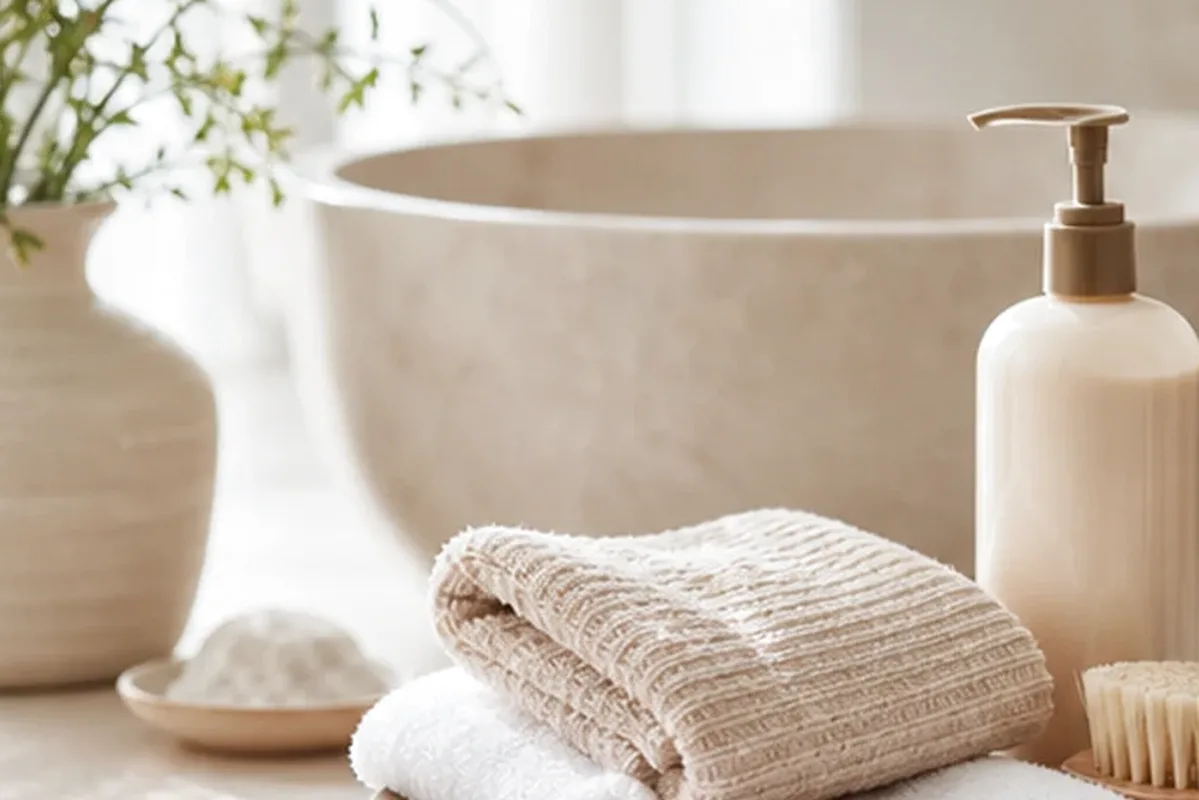 Hochwertige Beauty-Inszenierung zu Auswahlkriterien für Hornhautpflege für empfindliche Haut