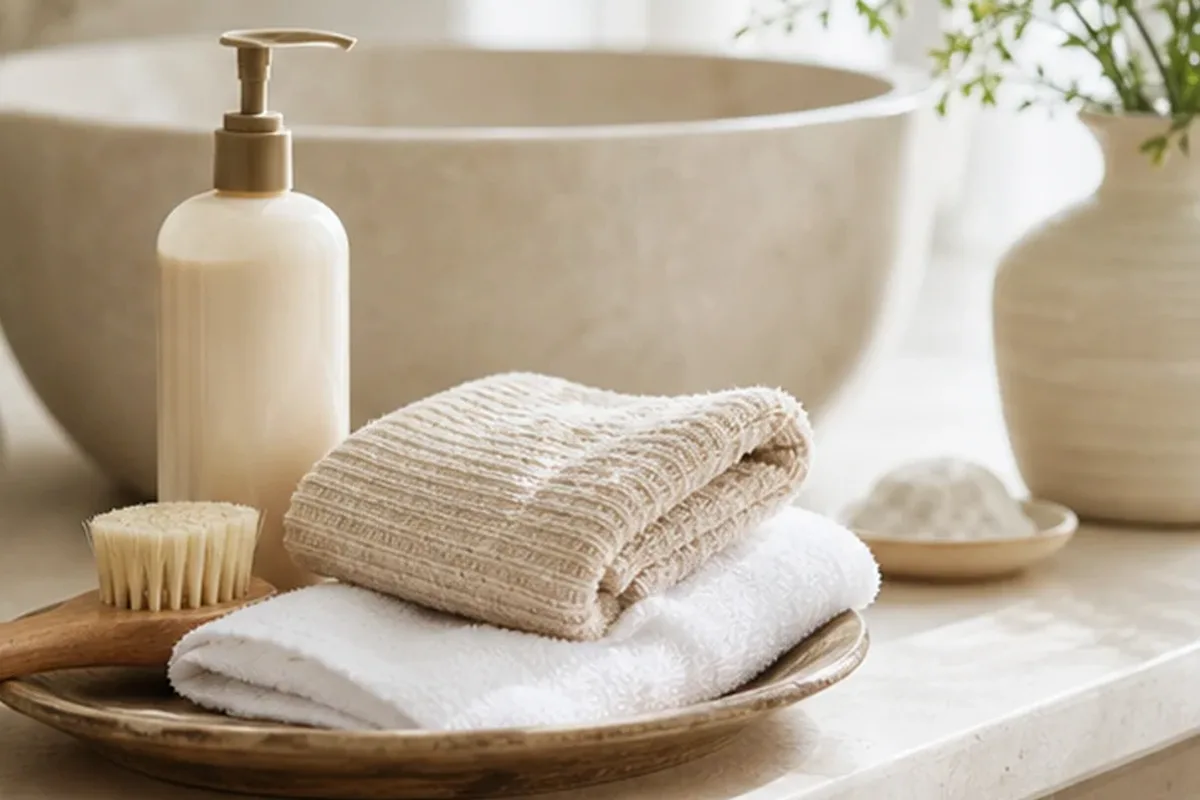 Redaktionelle Detailaufnahme zur Orientierung bei After Shave für Pflege-Einsteiger