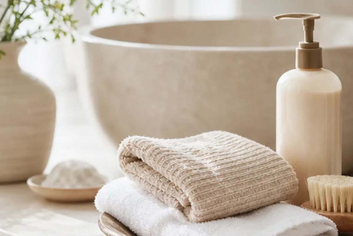 Hochwertige Beauty-Inszenierung zu Auswahlkriterien für Lockencreme für trockenes Haar