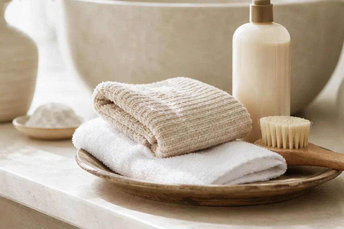 Hochwertige Beauty-Inszenierung zu Auswahlkriterien für Selbstbräuner für raue Haut