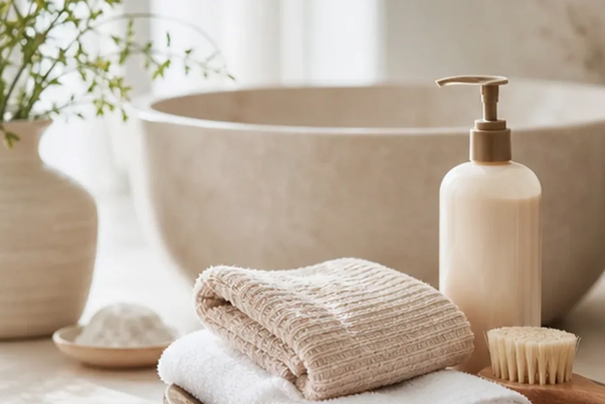 Hochwertige Beauty-Inszenierung zu Auswahlkriterien für Gesichtscreme bei Pigmentflecken
