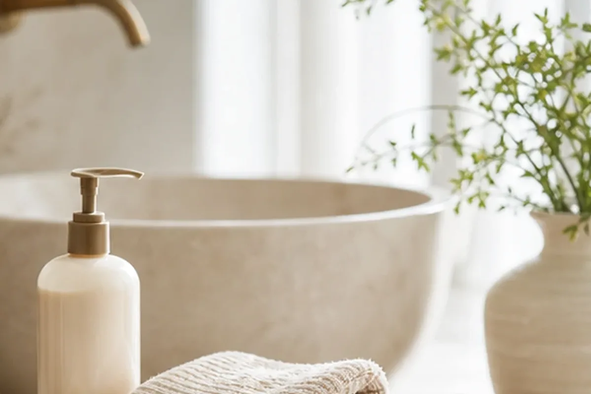 Hochwertige Beauty-Inszenierung zu Auswahlkriterien für Mildes Shampoo bei Frizz