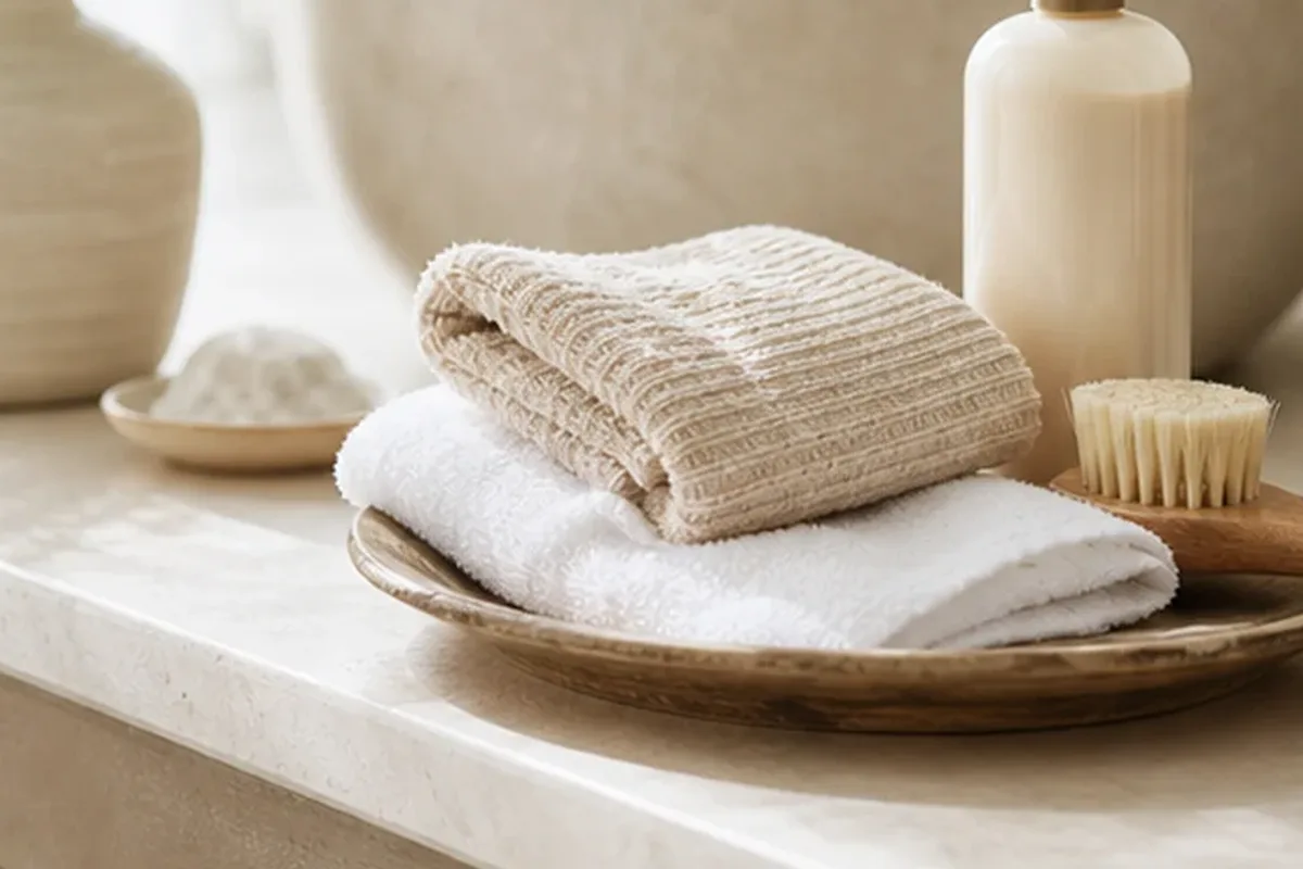 Hochwertige Beauty-Inszenierung zu Auswahlkriterien für Leave-in-Pflege für lockiges Haar