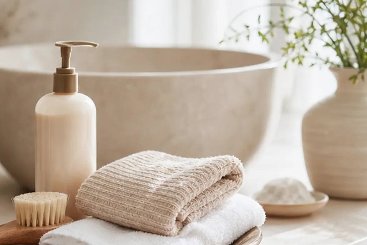 Hochwertige Beauty-Inszenierung zu Auswahlkriterien für Kopfhautpflege für fettige Haut